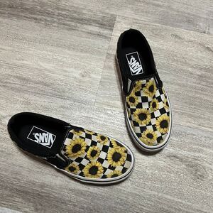 Vans‎ sunflower checkers women's size 5